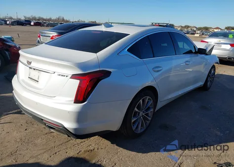 2021 Cadillac Ct5 Premium Luxury из США, поврежденный, VIN 1G6DN5RKXM0111880